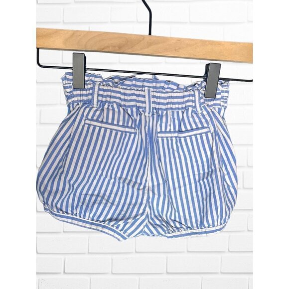 Baby Gap 5T Coastal Beach Short Blue White Stripe 100% Cotton Seersucker Bloomer - Picture 2 of 4